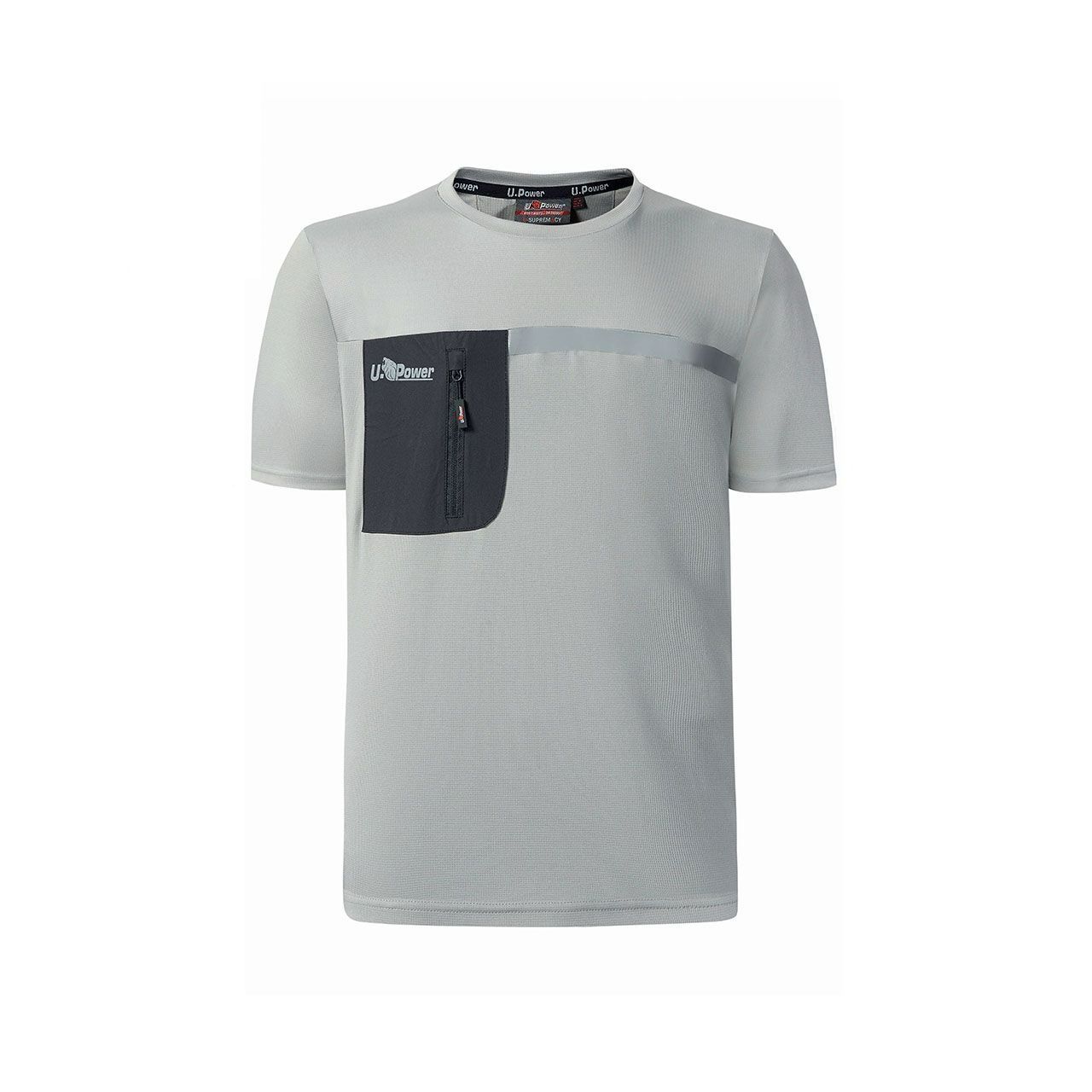 T-Shirt uomo con tecnologia HeiQ Smart Temp – upower modello CHRISTAL
