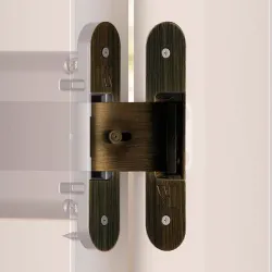 Cerniere Invisibili per Porta CON SERRATURA MAGNETIVA SERIE (0870 2000 KIKER)