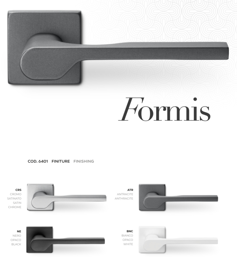 Maniglia per Porta stile moderno Formis Arieni serie (6401) 2 Maniglia per Porta stile moderno Formis Arieni serie (6401) - immagine 2