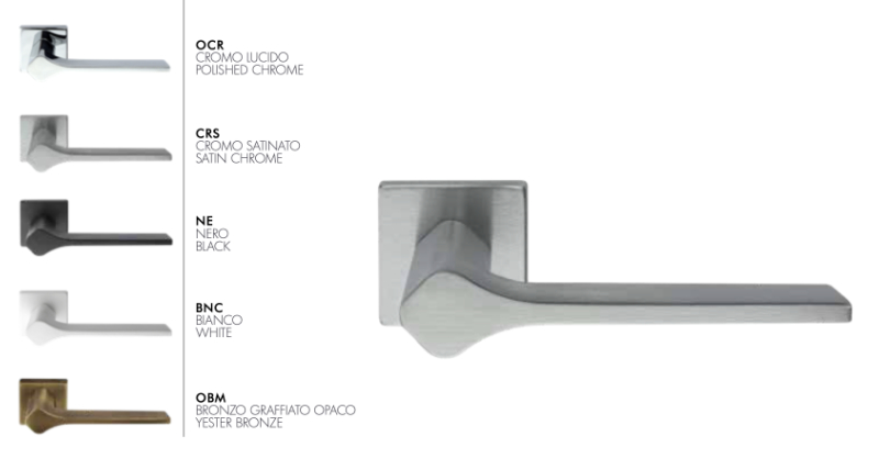 Maniglie per Porte stile contemporaneo Quasar Arieni serie (4201) 2 Maniglie per Porte stile contemporaneo Quasar Arieni serie (4201) - immagine 2