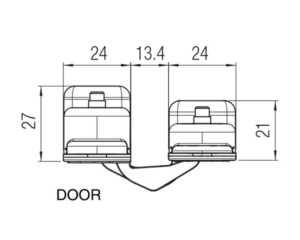 Cerniere Invisibili per Porta Koblenz SERIE (K1019 KOMBI Hybrid) 10 Cerniere Invisibili per Porta Koblenz SERIE (K1019 KOMBI Hybrid) - immagine 10