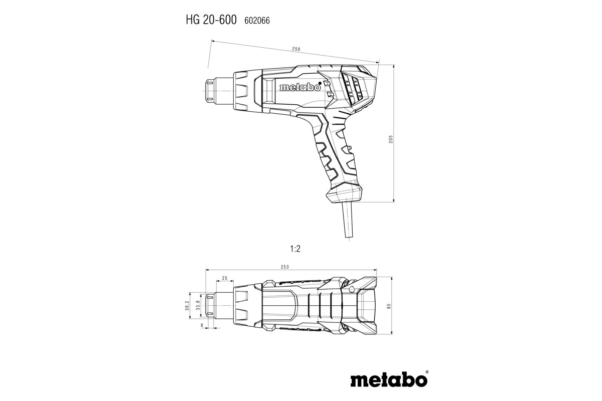 Pistola termica HG 20-600 (602066500) 3 Pistola termica HG 20-600 (602066500) - immagine 3